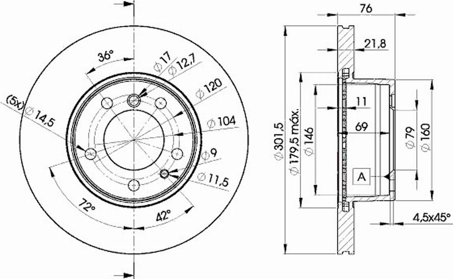 Icer 78BD8040 - Disque de frein cwaw.fr