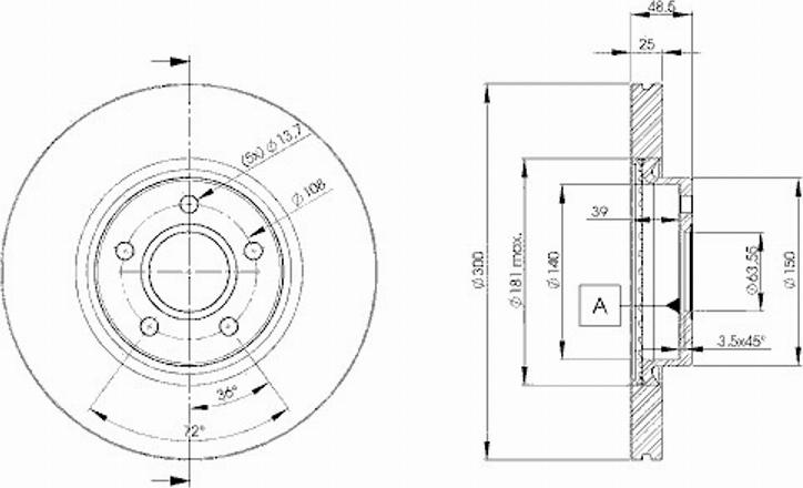 Icer 78BD3937 - Disque de frein cwaw.fr