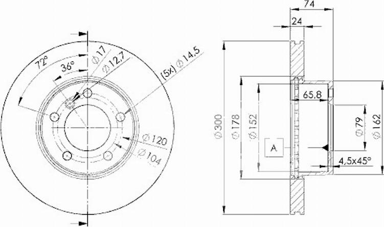 Icer 78BD3405 - Disque de frein cwaw.fr