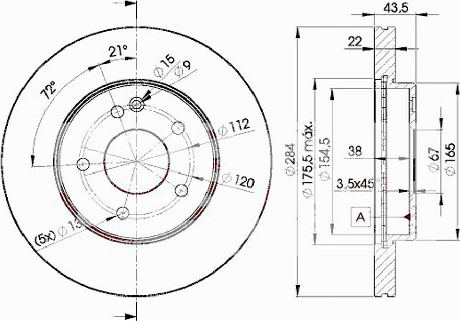 Icer 78BD3182 - Disque de frein cwaw.fr