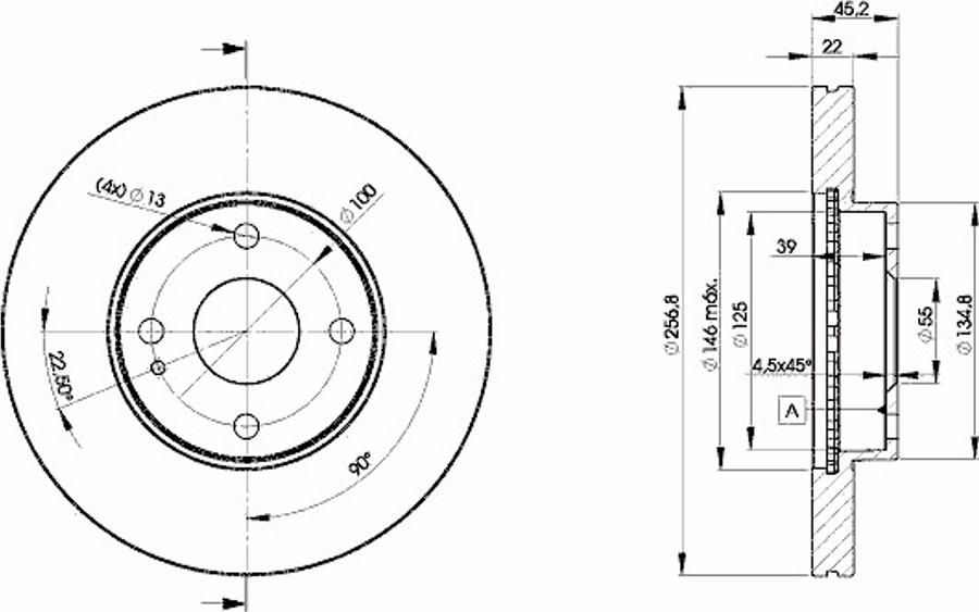 Icer 78BD3256 - Disque de frein cwaw.fr