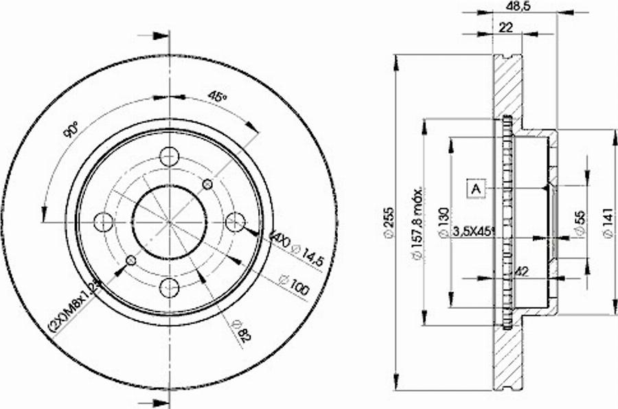 Icer 78BD2550 - Disque de frein cwaw.fr