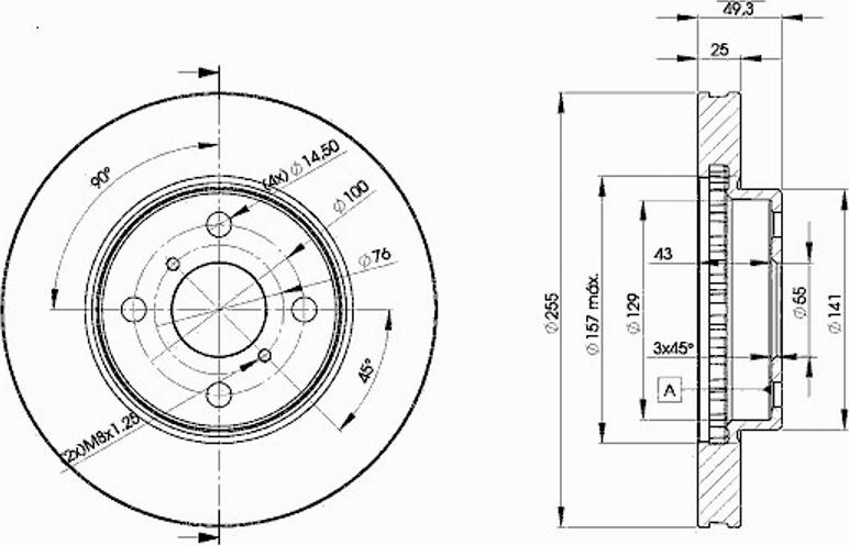 Icer 78BD2100 - Disque de frein cwaw.fr