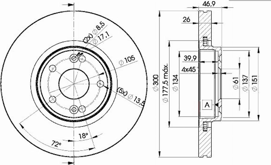 Icer 78BD2235 - Disque de frein cwaw.fr