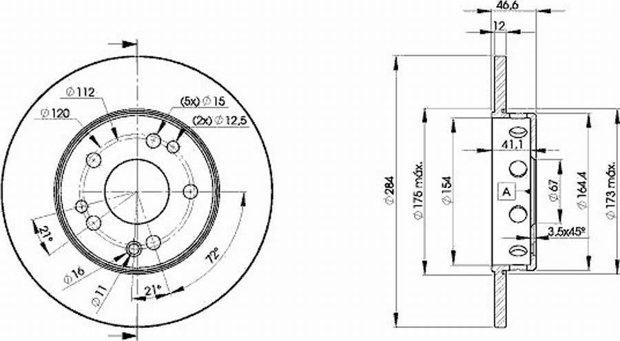 Icer 78BD7210 - Disque de frein cwaw.fr