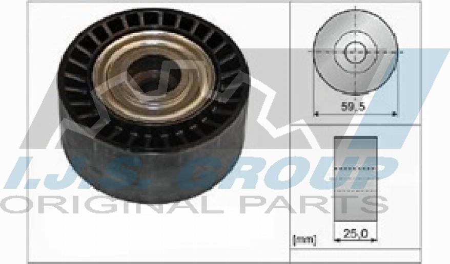 IJS 93-1106 - Poulie renvoi / transmission, courroie trapézoïdale à nervures cwaw.fr