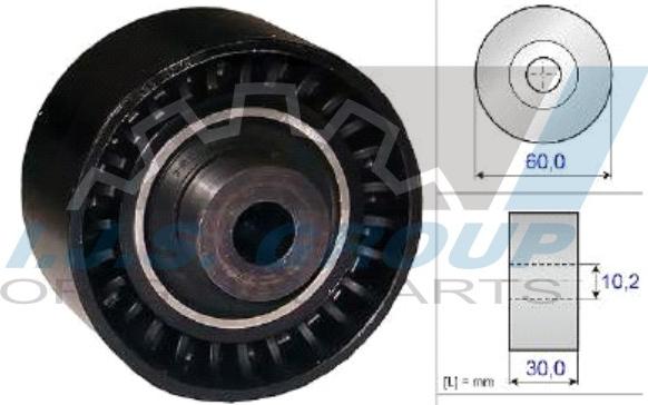 IJS GROUP 93-1988 - Poulie renvoi / transmission, courroie de distribution cwaw.fr