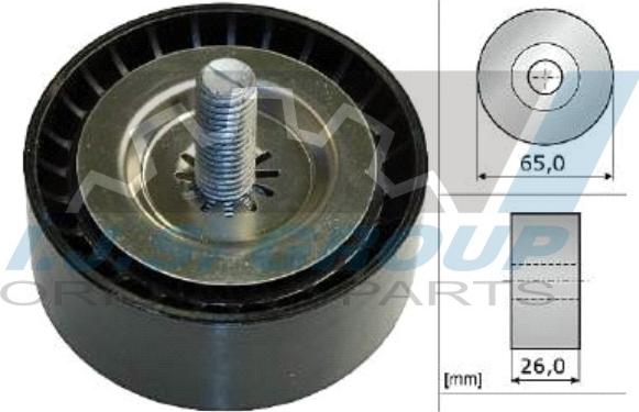 IJS GROUP 93-2150 - Poulie renvoi / transmission, courroie trapézoïdale à nervures cwaw.fr