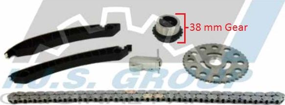 IJS GROUP 40-1149FK - Kit de distribution par chaîne cwaw.fr