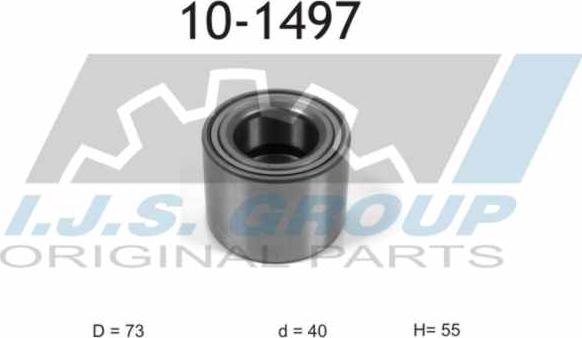 IJS GROUP 10-1497 - Kit de roulements de roue cwaw.fr