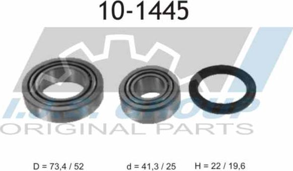 IJS GROUP 10-1445 - Kit de roulements de roue cwaw.fr