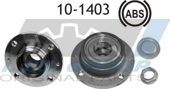 IJS GROUP 10-1403 - Kit de roulements de roue cwaw.fr