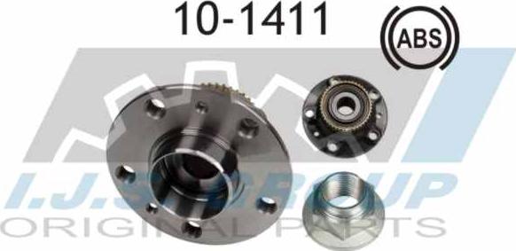 IJS GROUP 10-1411 - Kit de roulements de roue cwaw.fr