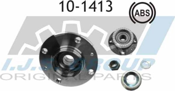 IJS GROUP 10-1413 - Kit de roulements de roue cwaw.fr