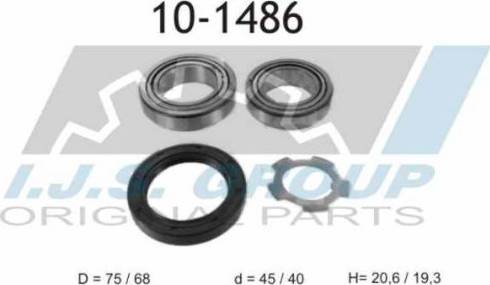 IJS GROUP 10-1486 - Kit de roulements de roue cwaw.fr