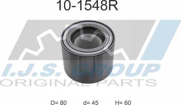 IJS GROUP 10-1548R - Kit de roulements de roue cwaw.fr