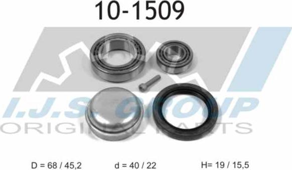 IJS GROUP 10-1509 - Kit de roulements de roue cwaw.fr