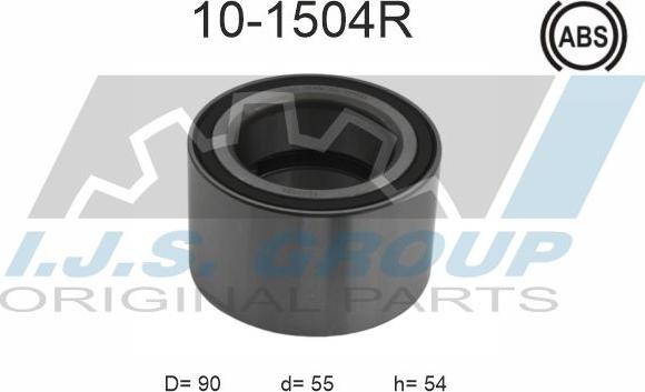 IJS GROUP 10-1504R - Roulement de roue cwaw.fr