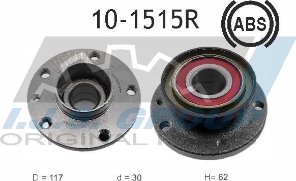 IJS GROUP 10-1515R - Roulement de roue cwaw.fr