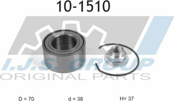 IJS GROUP 10-1510 - Kit de roulements de roue cwaw.fr