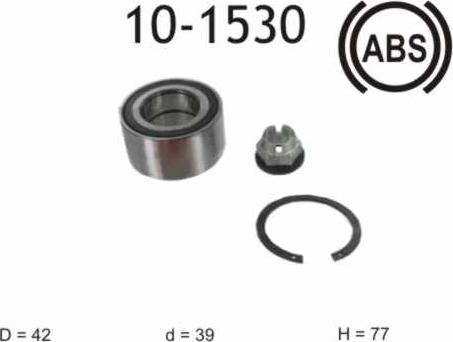 IJS GROUP 10-1530 - Kit de roulements de roue cwaw.fr