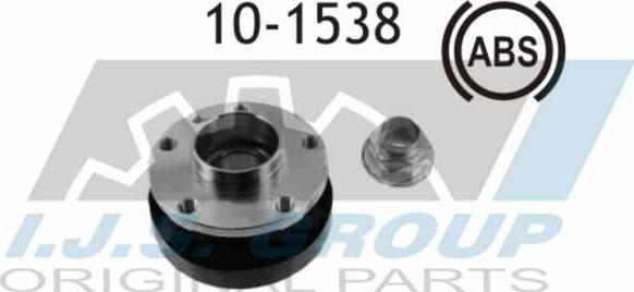 IJS GROUP 10-1538 - Kit de roulements de roue cwaw.fr