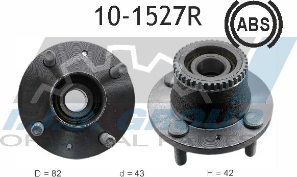 IJS GROUP 10-1527R - Roulement de roue cwaw.fr