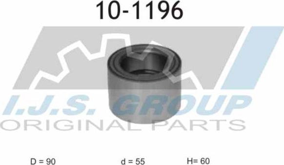 IJS GROUP 10-1196 - Kit de roulements de roue cwaw.fr