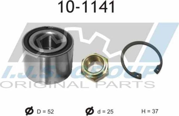 IJS GROUP 10-1141 - Kit de roulements de roue cwaw.fr