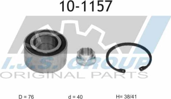 IJS GROUP 10-1157 - Kit de roulements de roue cwaw.fr