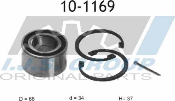 IJS GROUP 10-1169 - Kit de roulements de roue cwaw.fr