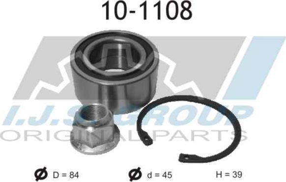 IJS GROUP 10-1108 - Kit de roulements de roue cwaw.fr