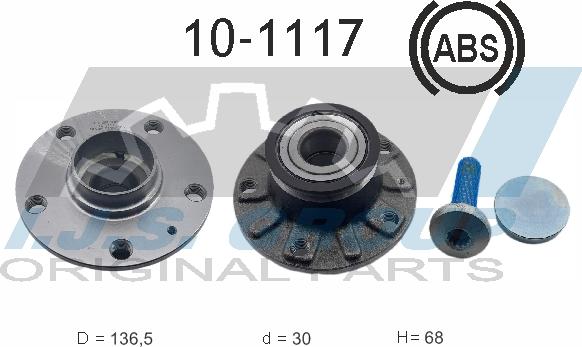 IJS GROUP 10-1117 - Kit de roulements de roue cwaw.fr