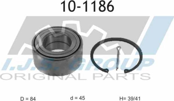 IJS GROUP 10-1186 - Kit de roulements de roue cwaw.fr