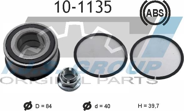 IJS GROUP 10-1135 - Kit de roulements de roue cwaw.fr