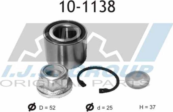 IJS GROUP 10-1138 - Kit de roulements de roue cwaw.fr