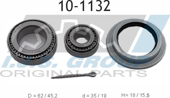 IJS GROUP 10-1132 - Kit de roulements de roue cwaw.fr