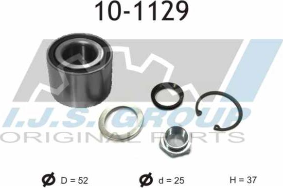 IJS GROUP 10-1129 - Kit de roulements de roue cwaw.fr