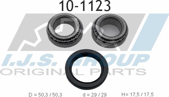 IJS GROUP 10-1123 - Kit de roulements de roue cwaw.fr