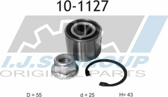 IJS GROUP 10-1127 - Kit de roulements de roue cwaw.fr