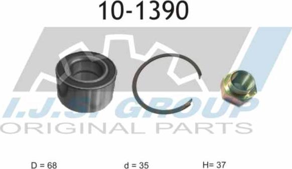 IJS GROUP 10-1390 - Kit de roulements de roue cwaw.fr