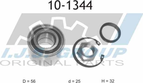 IJS GROUP 10-1344 - Kit de roulements de roue cwaw.fr