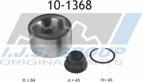 IJS GROUP 10-1368 - Kit de roulements de roue cwaw.fr