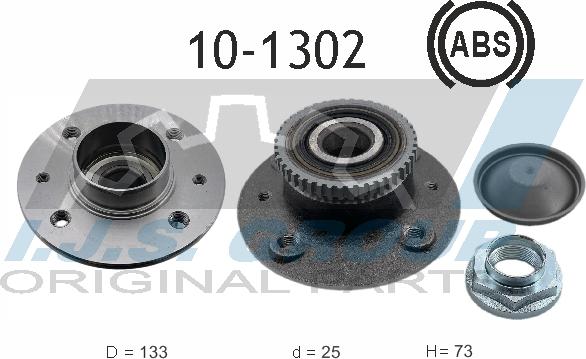 IJS GROUP 10-1302 - Kit de roulements de roue cwaw.fr