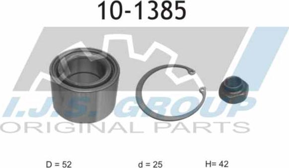 IJS GROUP 10-1385 - Kit de roulements de roue cwaw.fr