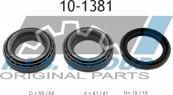 IJS GROUP 10-1381 - Kit de roulements de roue cwaw.fr