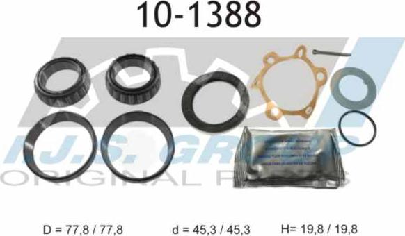 IJS GROUP 10-1388 - Kit de roulements de roue cwaw.fr