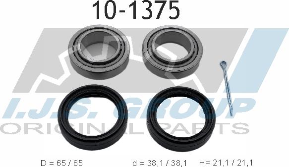 IJS GROUP 10-1375 - Kit de roulements de roue cwaw.fr