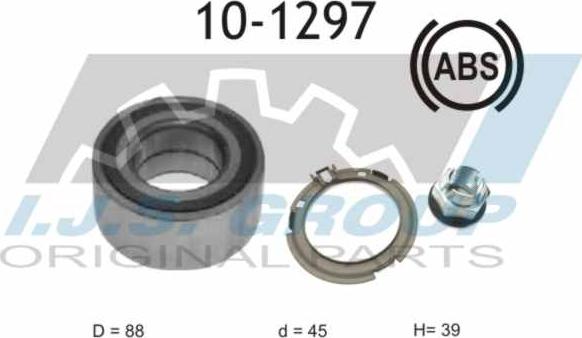 IJS GROUP 10-1297 - Kit de roulements de roue cwaw.fr