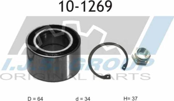 IJS GROUP 10-1269 - Kit de roulements de roue cwaw.fr